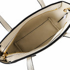 Tory Burch Perry | Ivory pebbled leather detachable shoulder strap  zip closure women's designer shoulder/handbag