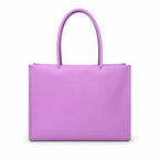 Tory Burch Ella Bio | Light purple, round T-logo embossed  double handles and detachable shoulder strap  women's designer shoulder bag