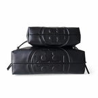 adjustable drawstring closure double handles  women's designer drawstring cloud handbag
