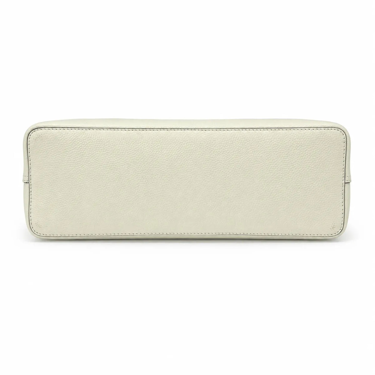 Tory Burch McGraw | Off-white pebbled leather double handles women's designer shoulder/handbag