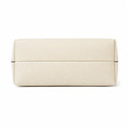 Tory Burch Romy | Off-white pebbled leather button logo and detachable pouch women's designer handbag