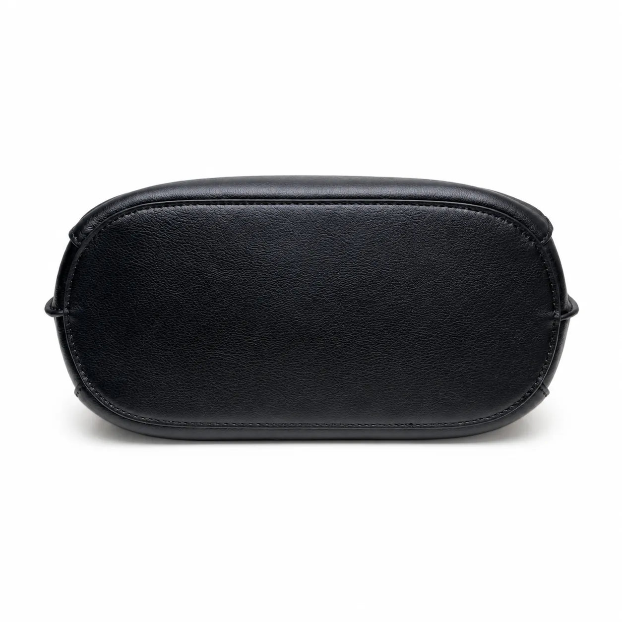Tory Burch Lee Radziwill | Black pebbled leather with gold twist clasp and double T logo adjustable shoulder strap women's designer handbag