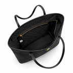 Tory Burch T Monogram | Black jacquard fabric iconic double T logo and detachable pouch women's designer handbag