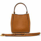 Tory Burch McGraw | Tiramisu-style pebbled leather detachable shoulder strap women's designer handbag