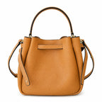 Tory Burch Romy | Tiramisu pebbled leather with adjustable shoulder strap and top handle women's designer handbag