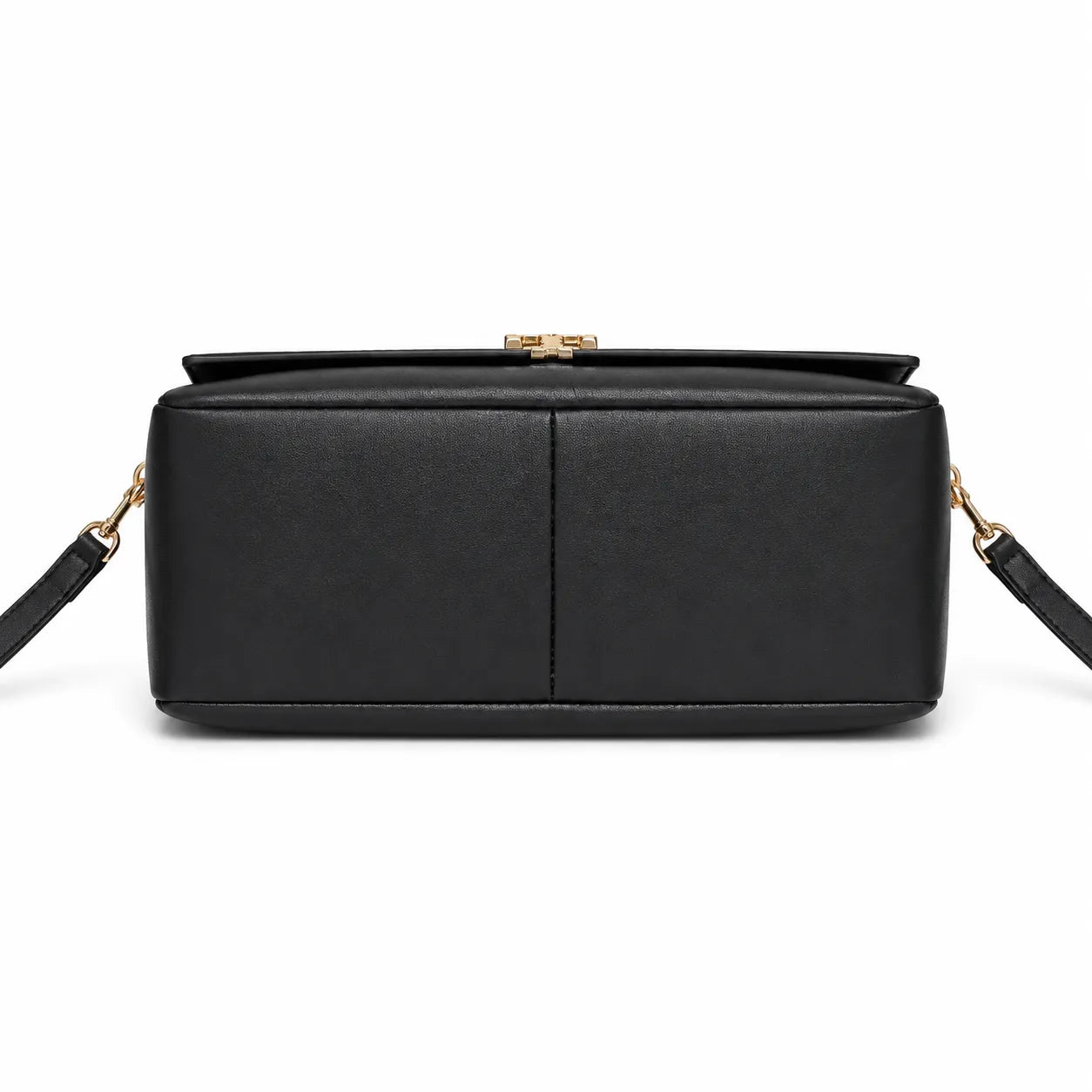 Tory Burch Eleanor | Black Nappa Leather Adjustable Shoulder Strap Multiple Carrying Options Women's Designer Handbag