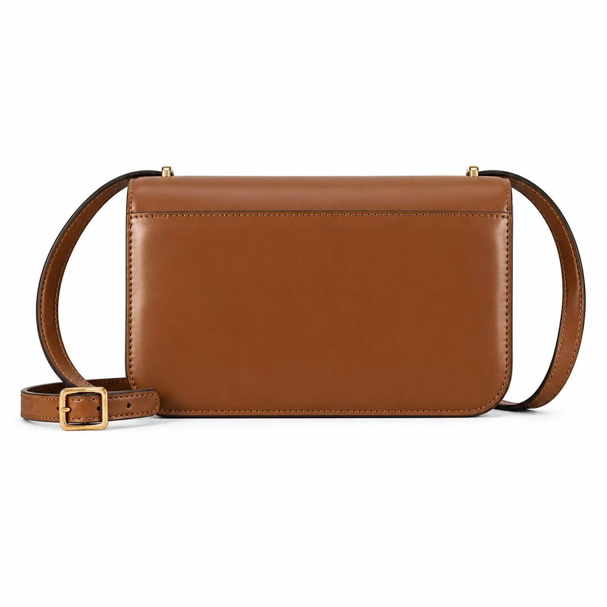 Tory Burch Eleanor | Caramel brown Nappa leather adjustable shoulder strap multiple carrying options women's designer handbag