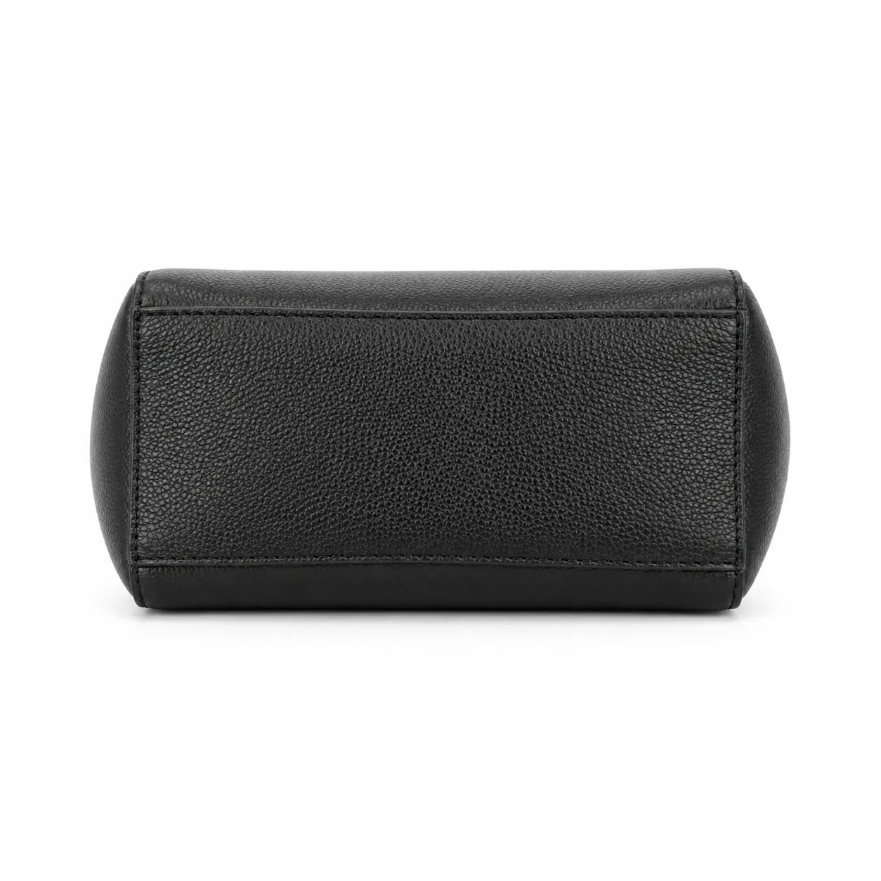 Tory Burch McGraw | Black pebbled leather with an adjustable shoulder strap and top handle offering multiple carrying options  women's designer handbag