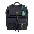 Tory Burch Virginia black adjustable shoulder strap lightweight travel/commuter bag
