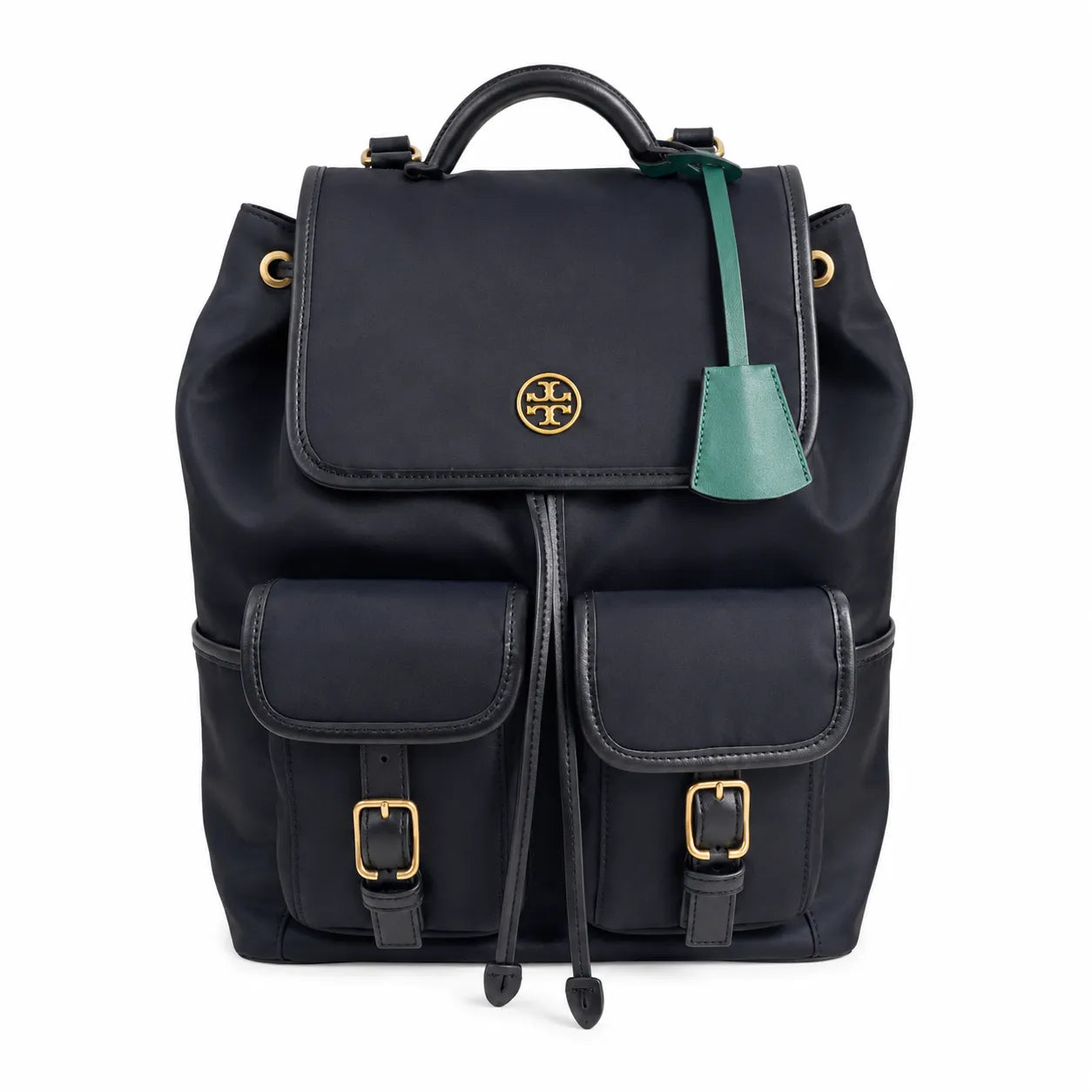 Tory Burch Virginia black adjustable shoulder strap lightweight travel/commuter bag