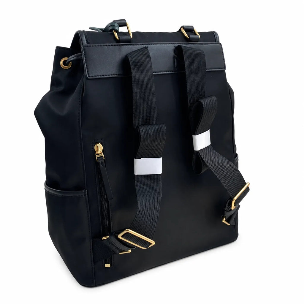 Tory Burch Virginia black adjustable shoulder strap lightweight travel/commuter bag