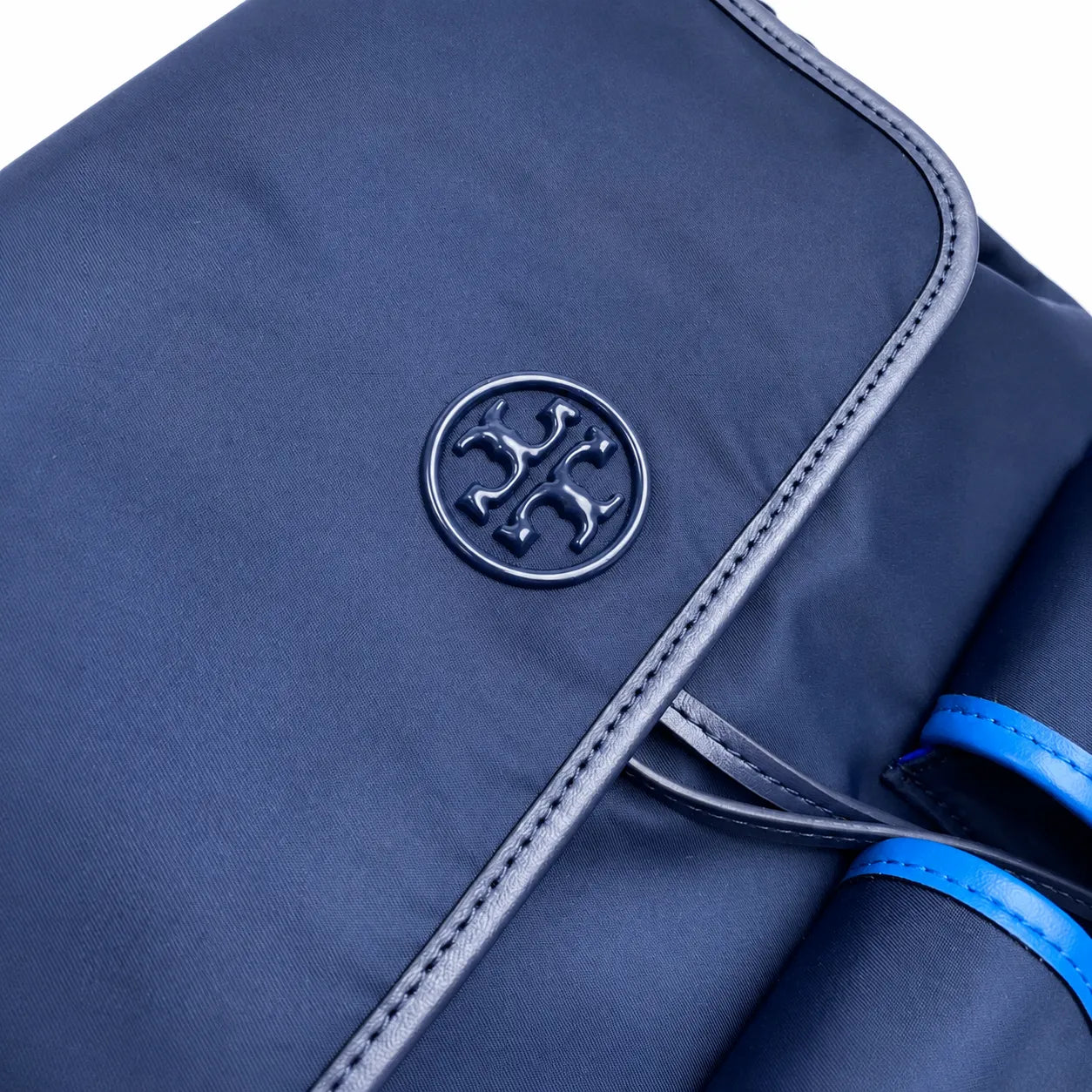 Tory Burch Perry Royal Navy Blue Adjustable Shoulder Strap Lightweight Travel/Commuter Bag