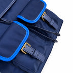 Tory Burch Perry Royal Navy Blue Adjustable Shoulder Strap Lightweight Travel/Commuter Bag