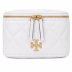 Tory Burch Kira white lambskin detachable chain shoulder strap small and elegant cosmetic bag can be worn crossbody suitable for women