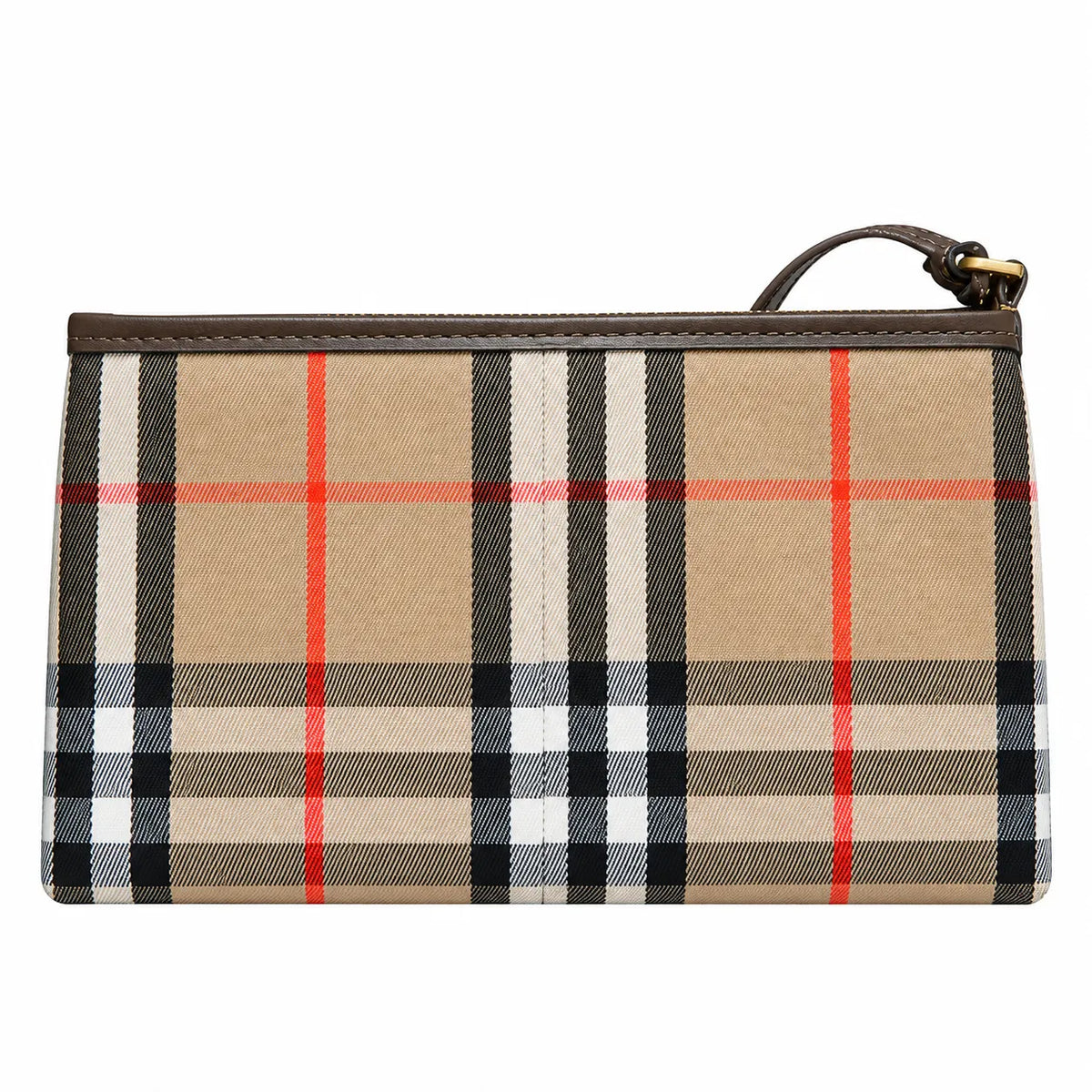 Burberry Haymarket Check Hobo Bag | Classic Tartan Canvas Leather Trim Shoulder Bag — Vintage Check/Brown