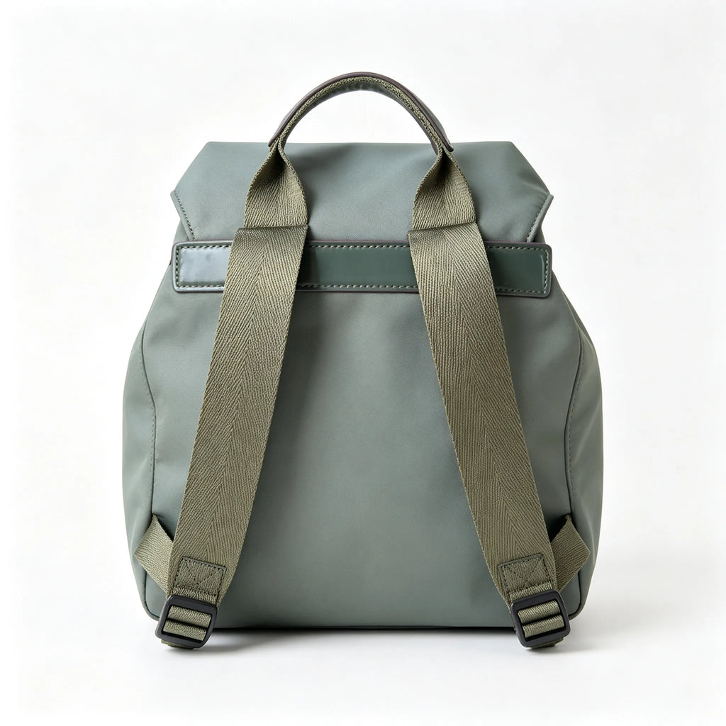 Tory Burch Virginia Sage Green and Adjustable Shoulder Strap Lightweight Travel/Commuter Bag for
