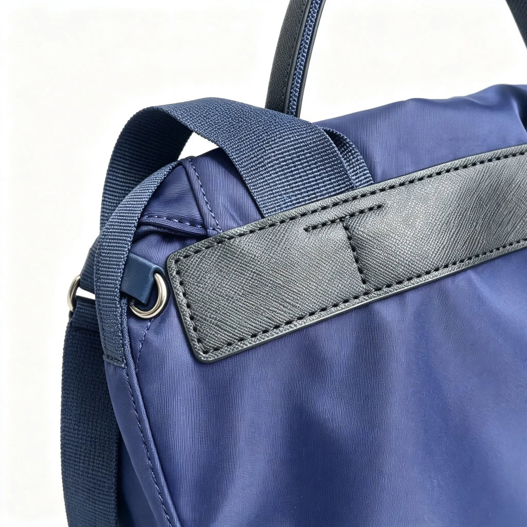 Tory Burch Virginia Royal Navy Blue Adjustable Shoulder Strap  Lightweight Travel/Commuter Bag