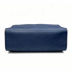 Tory Burch Ella | Navy blue waterproof fabric double handles spacious interior women's business travel handbag