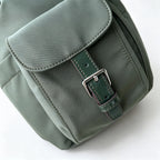 Tory Burch Virginia Sage Green and Adjustable Shoulder Strap Lightweight Travel/Commuter Bag for