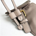 Tory Burch Perry taupe adjustable shoulder strap lightweight travel/commuter bag women's style