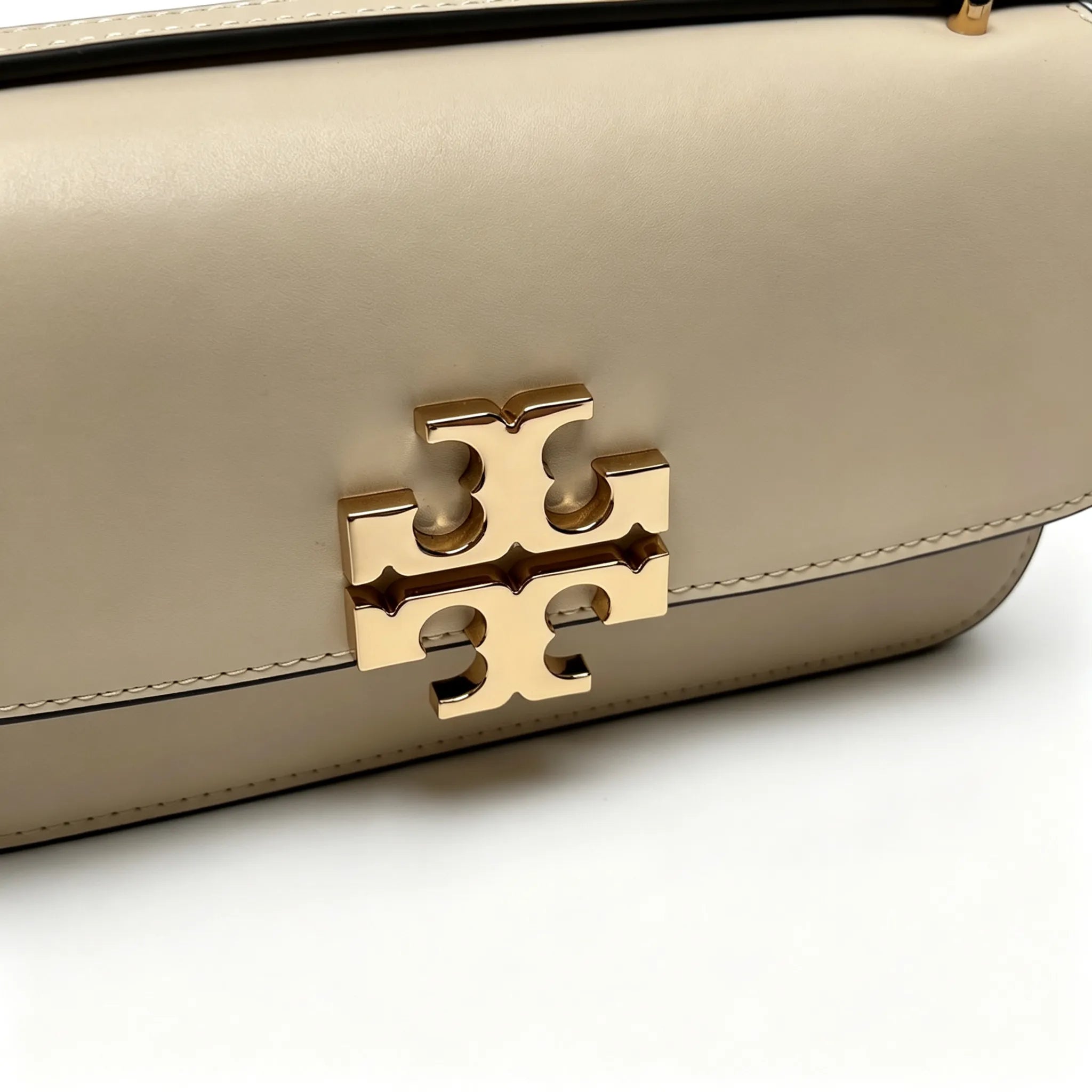 Tory Burch Eleanor | Off-white Nappa leather adjustable shoulder strap multiple carrying options women's designer handbag