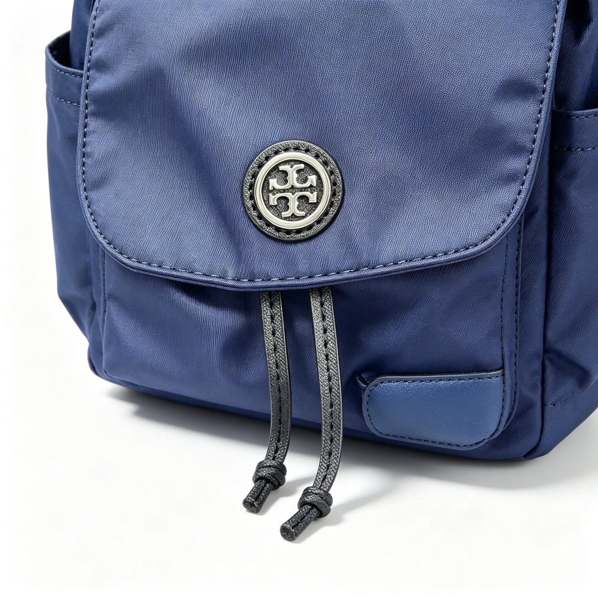 Tory Burch Virginia Royal Navy Blue Adjustable Shoulder Strap  Lightweight Travel/Commuter Bag