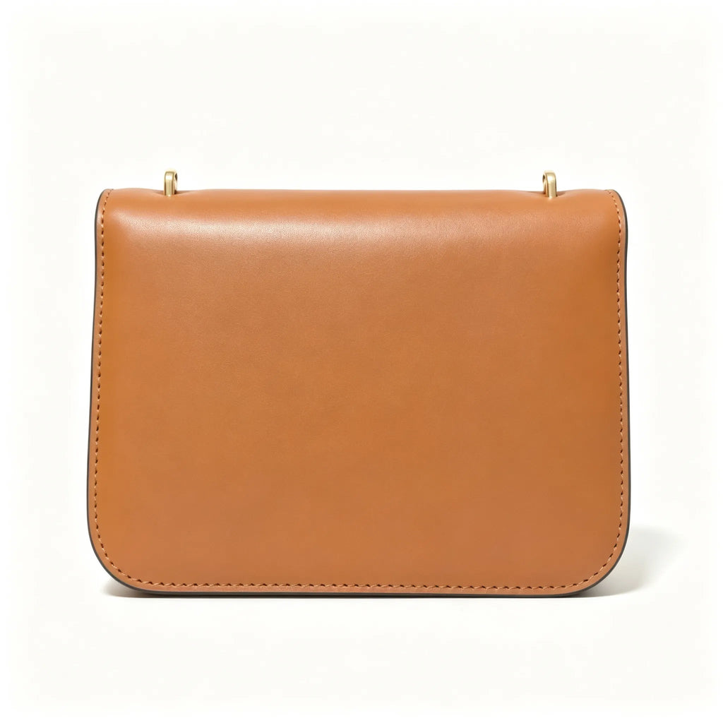 Tory Burch Eleanor | Camel Nappa leather with a detachable shoulder strap multiple carrying options women's designer handbag