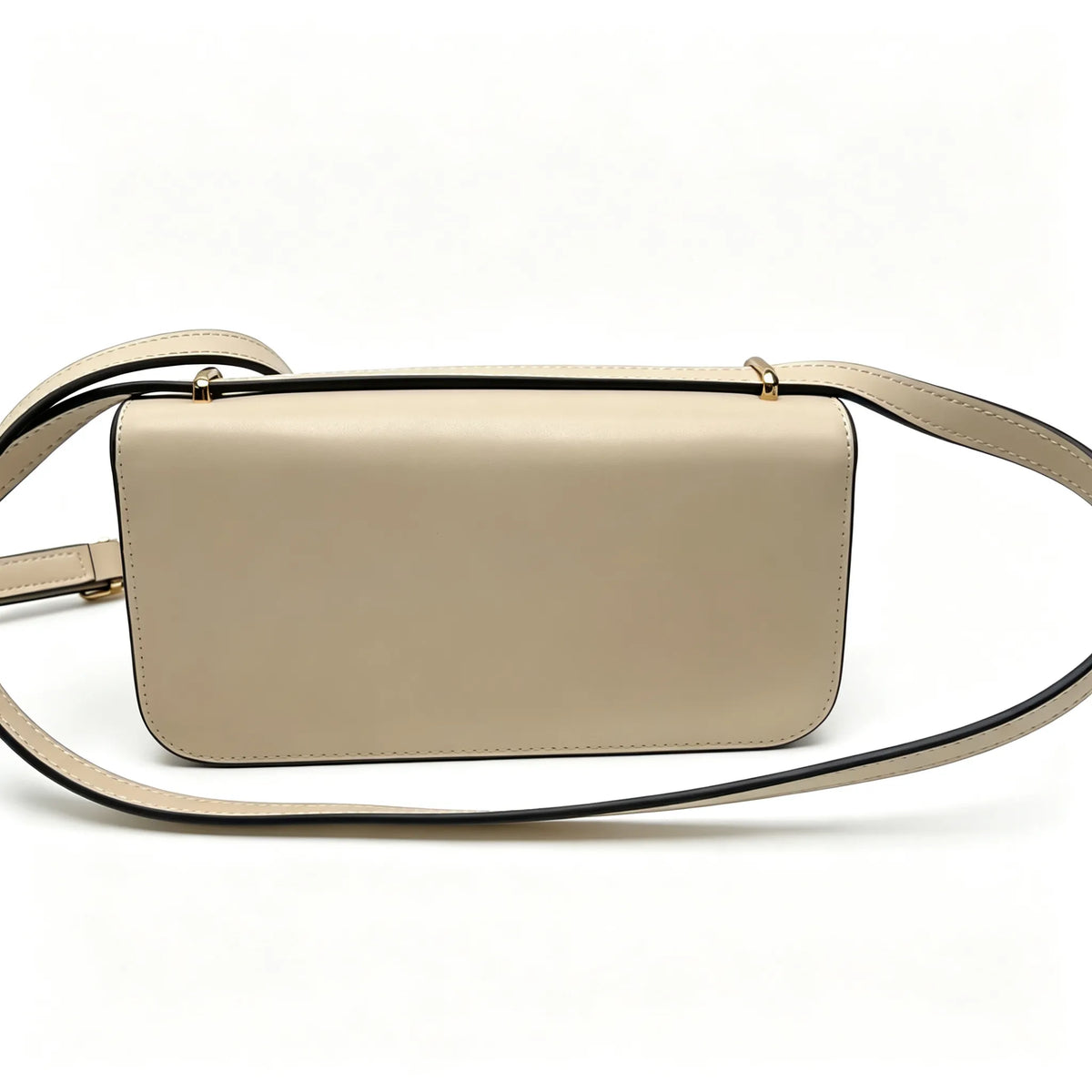 Tory Burch Eleanor | Off-white Nappa leather adjustable shoulder strap multiple carrying options women's designer handbag