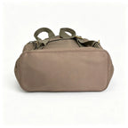Tory Burch Perry taupe adjustable shoulder strap lightweight travel/commuter bag women's style