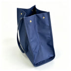 Tory Burch Ella | Navy blue waterproof fabric double handles spacious interior women's business travel handbag