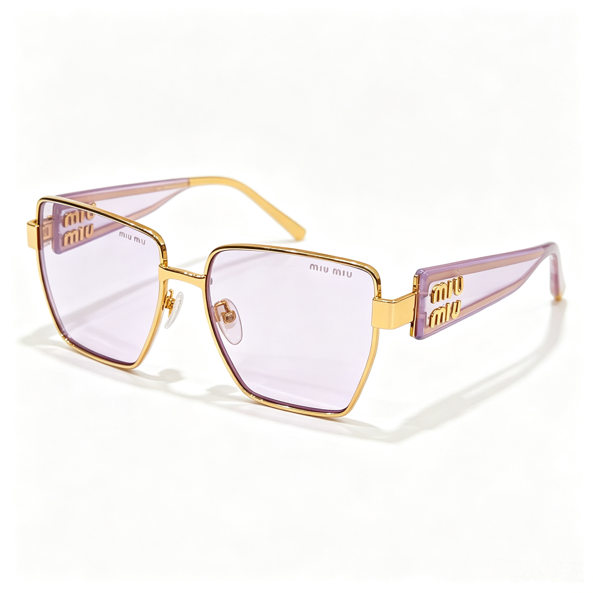 Miu Miu MU 53WS series metal square sunglasses