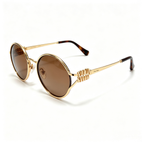 Miu Miu SMU 52Y Series Retro Metal Oval Sunglasses