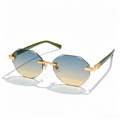 Miu Miu MU A1952 series frameless polygonal sunglasses