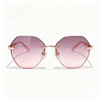 Miu Miu MU A1952 series frameless polygonal sunglasses