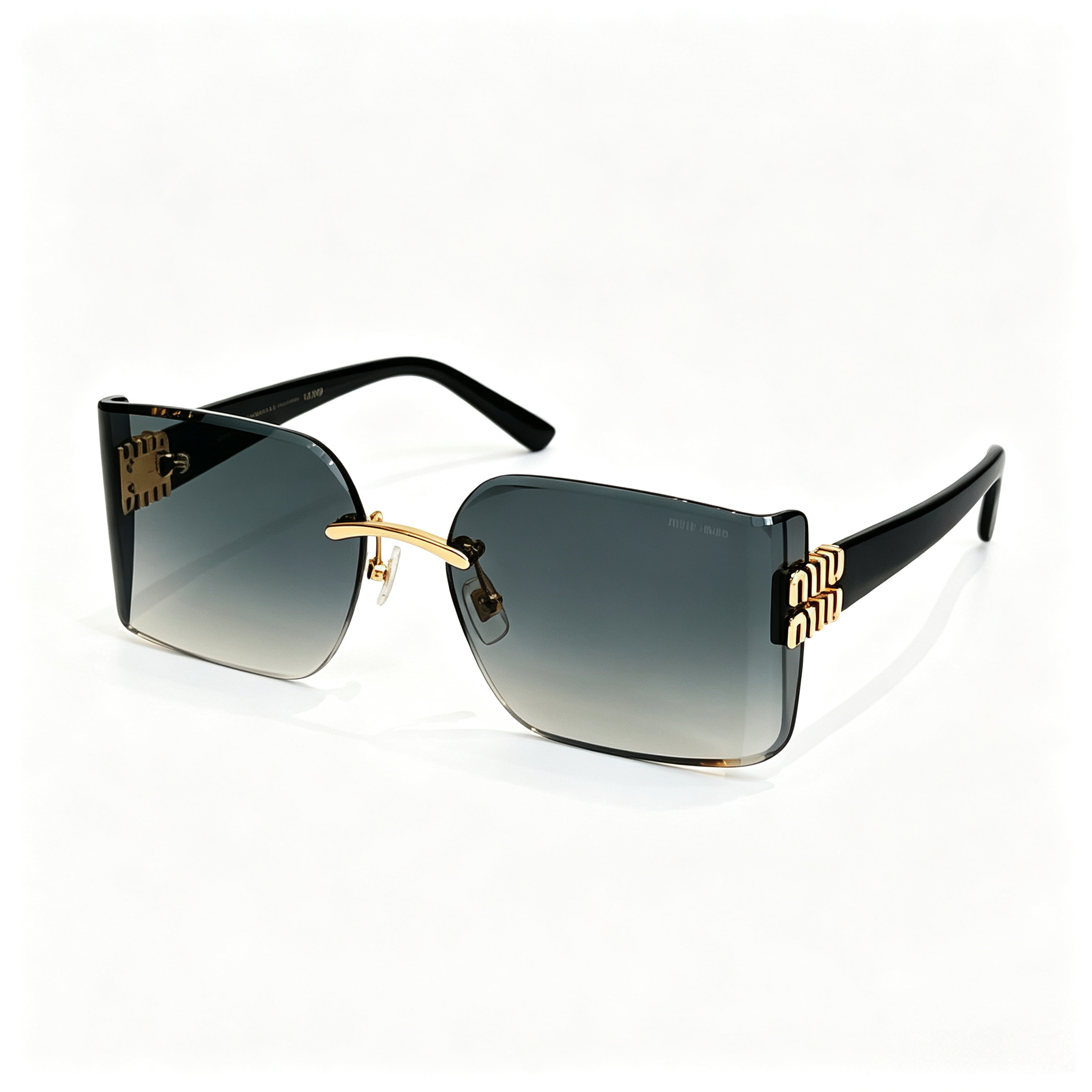 Miu Miu MU 112AV series frameless square sunglasses