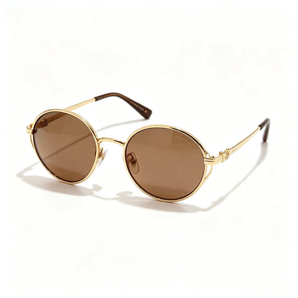 Miu Miu SMU 52Y Series Retro Metal Oval Sunglasses