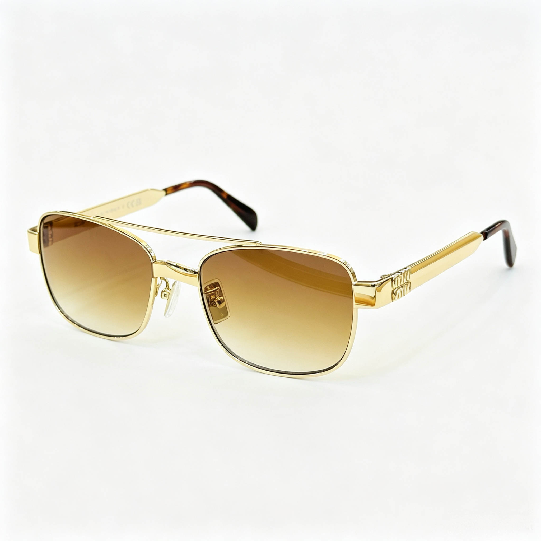 Miu Miu MU B52S series retro aviator sunglasses
