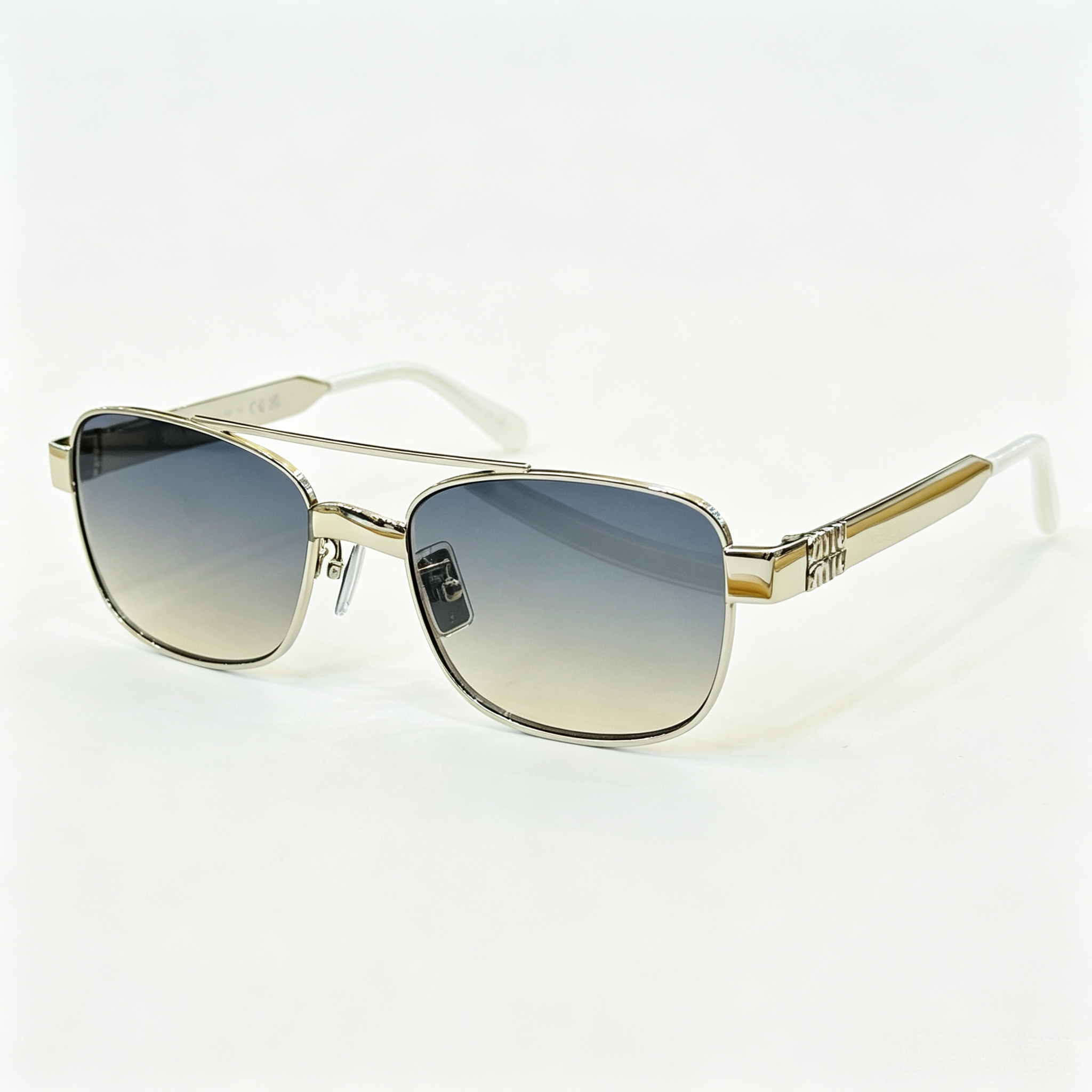 Miu Miu MU B52S series retro aviator sunglasses
