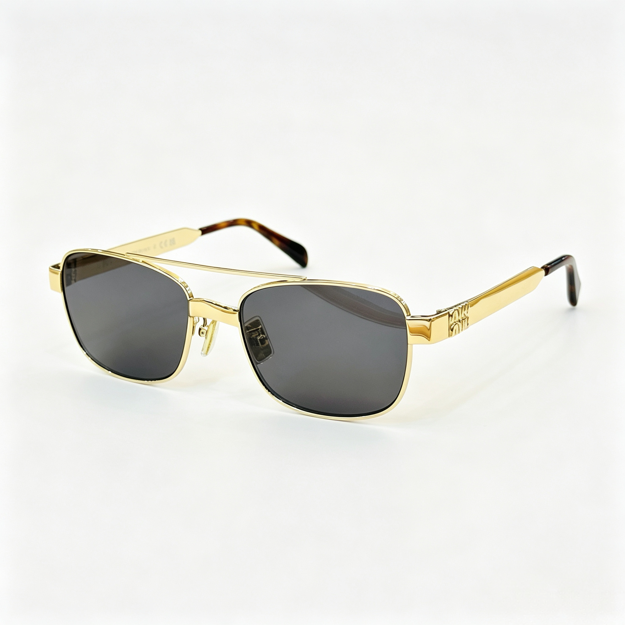 Miu Miu MU B52S series retro aviator sunglasses