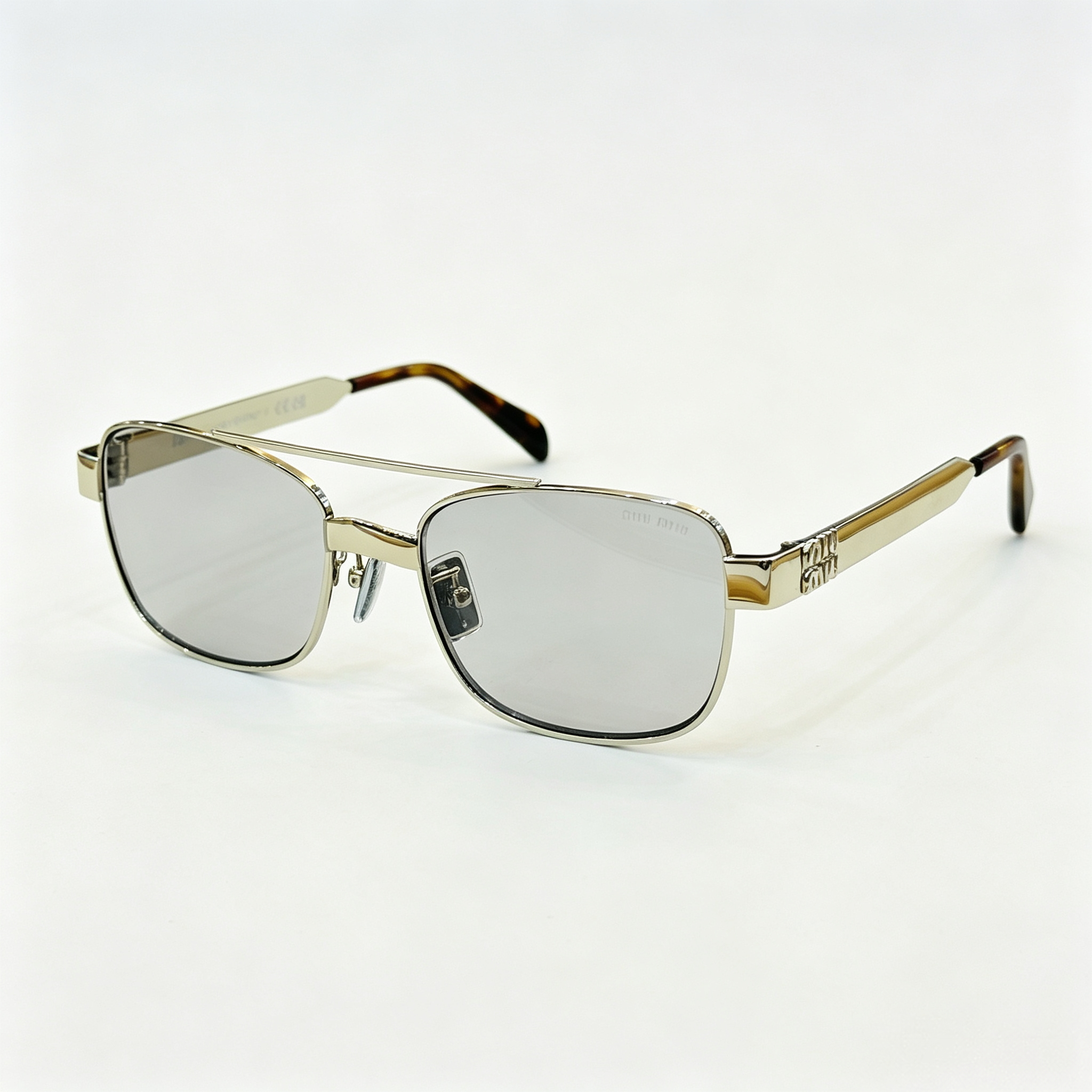 Miu Miu MU B52S series retro aviator sunglasses