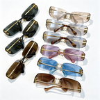 Miu Miu SMU A51S series frameless curved sunglasses